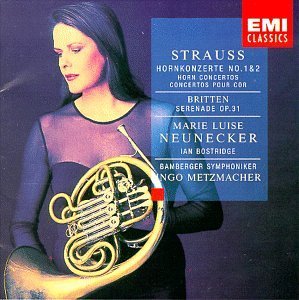R./Britten Strauss/Con Hn 1-2/Ser Ten/Hn/Strs@Neunecker (Hn)/Bostridge (Ten)@Metzmacher/Bamberg So